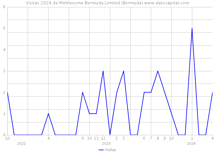 Visitas 2024 de Mettlesome Bermuda Limited (Bermuda) 